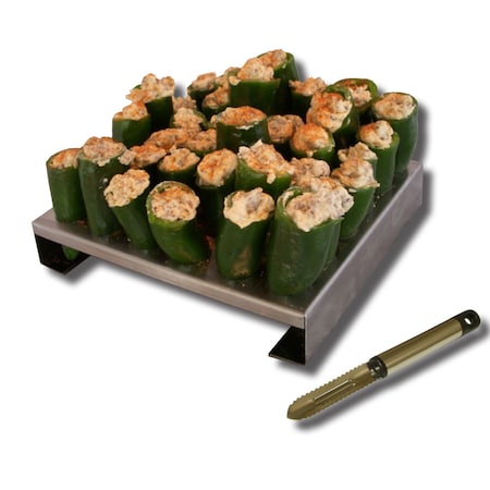 King Kooker 36 Hole Jalapeno Rack, Stainless Steel 36JR